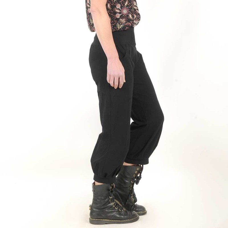 Pantalon Isabella Femme | Pantalon Confort, Maille Noir - SunTrust Lease