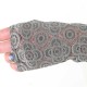Short floral grey lace handwarmers